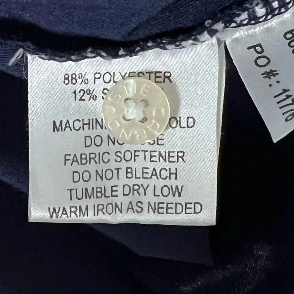 Carnoustie Tech Men’s Golf Polo Performance Wear Navy Light Blue Size XL - Picture 4 of 5
